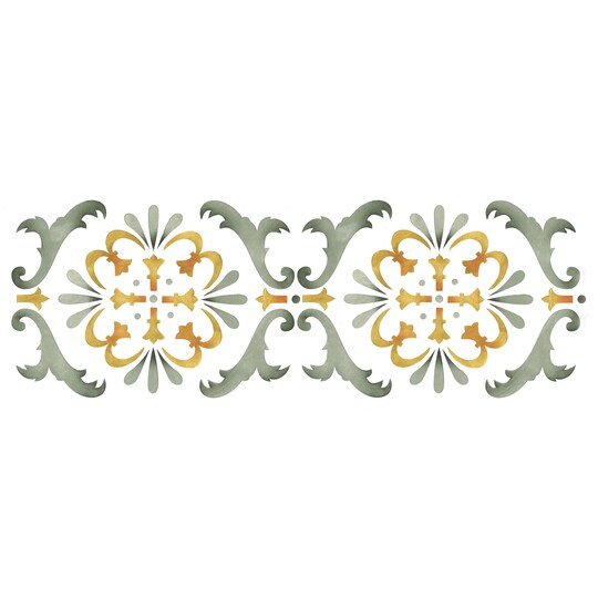Designer Stencils; Scroll Wall Stencil Border | 2320 by Designer Stencils | Pattern Stencils |; Category:Pattern Stencils; Image:1